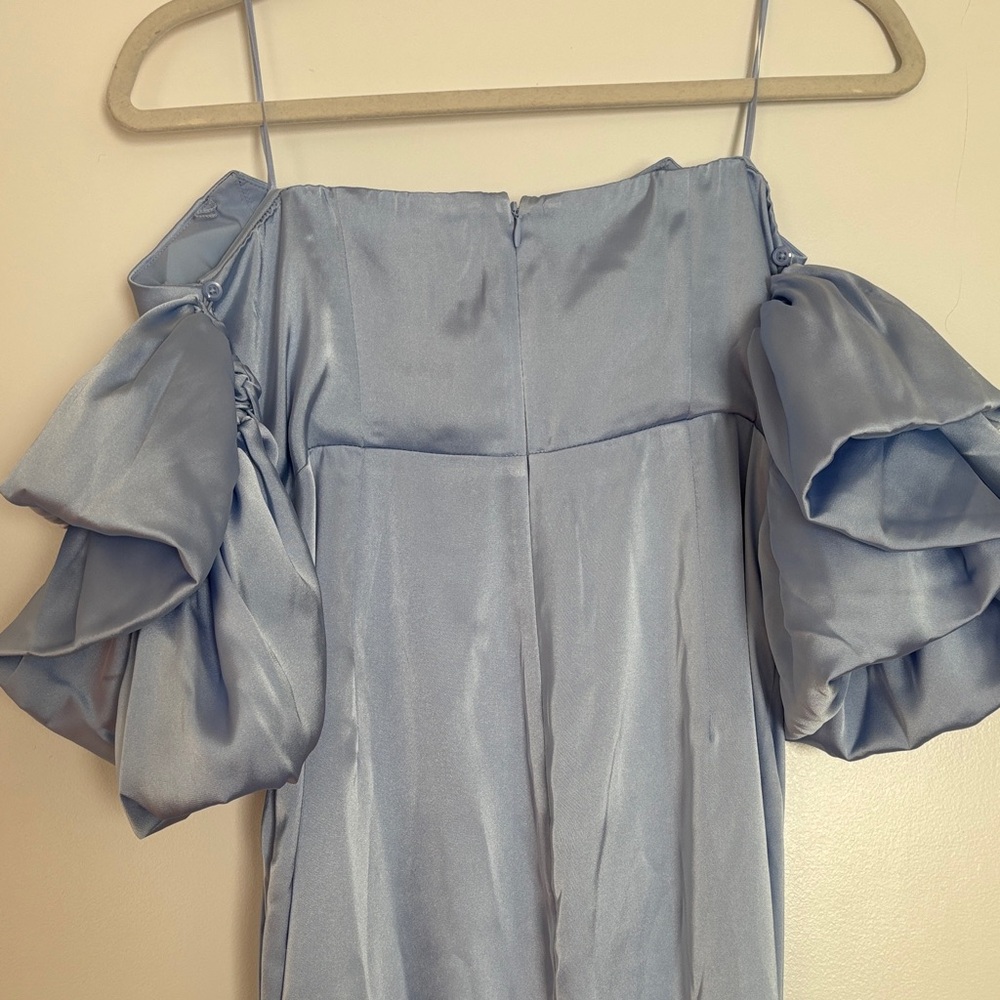 Express Light Blue Midi Dress - Picture 5 of 5